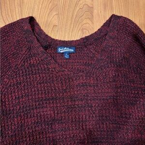 Freshman Burgundy Knit Pullover